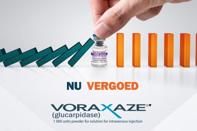 Voraxaze vergoed